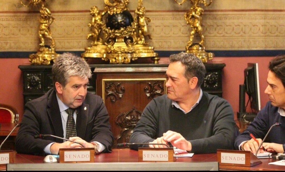 Reunión sobre la derogación del Impuesto de Sucesiones en el Senado en 2019